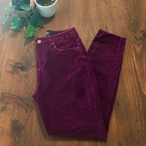 Boden - high rise skinny cords